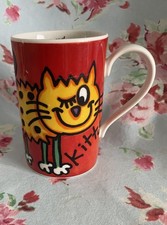 Dunoon Whittard of Chelsea Yowl Kätzchen Katze Steinzeug Katze Becher sehr guter Zustand Schottland