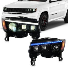 For Jeep Grand Cherokee 2014-2022 Vland Tri-projector Led Headlights Wanimation For Jeep Grand Cherokee 2014-2022 Vland Tri-projector Led Headlights Wanimation
