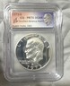 1973-S Eisenhower $1 Silver Proof ICG PR70 DCAM Dollar KM#203a San Francisco Eisenhower