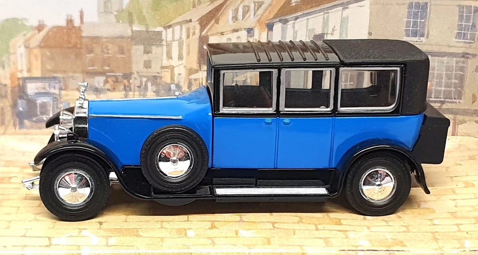 Matchbox Appx 10cm Long Diecast Y36-B - Rolls Royce Phantom I - Blue - Image 4 of 4