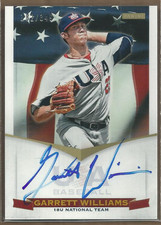 2012 USA Baseball 18U National Team Signatures #GW Garrett Williams Auto /349 BB
