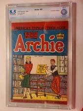 ARCHIE COMICS # 35 BELL FEATURES 1948 CBCS 8.5 3rd HIGHEST GRADED SCARCE