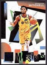 2021-22 Panini Court Kings Maestros Sapphire 14/25 Donovan Mitchell #13