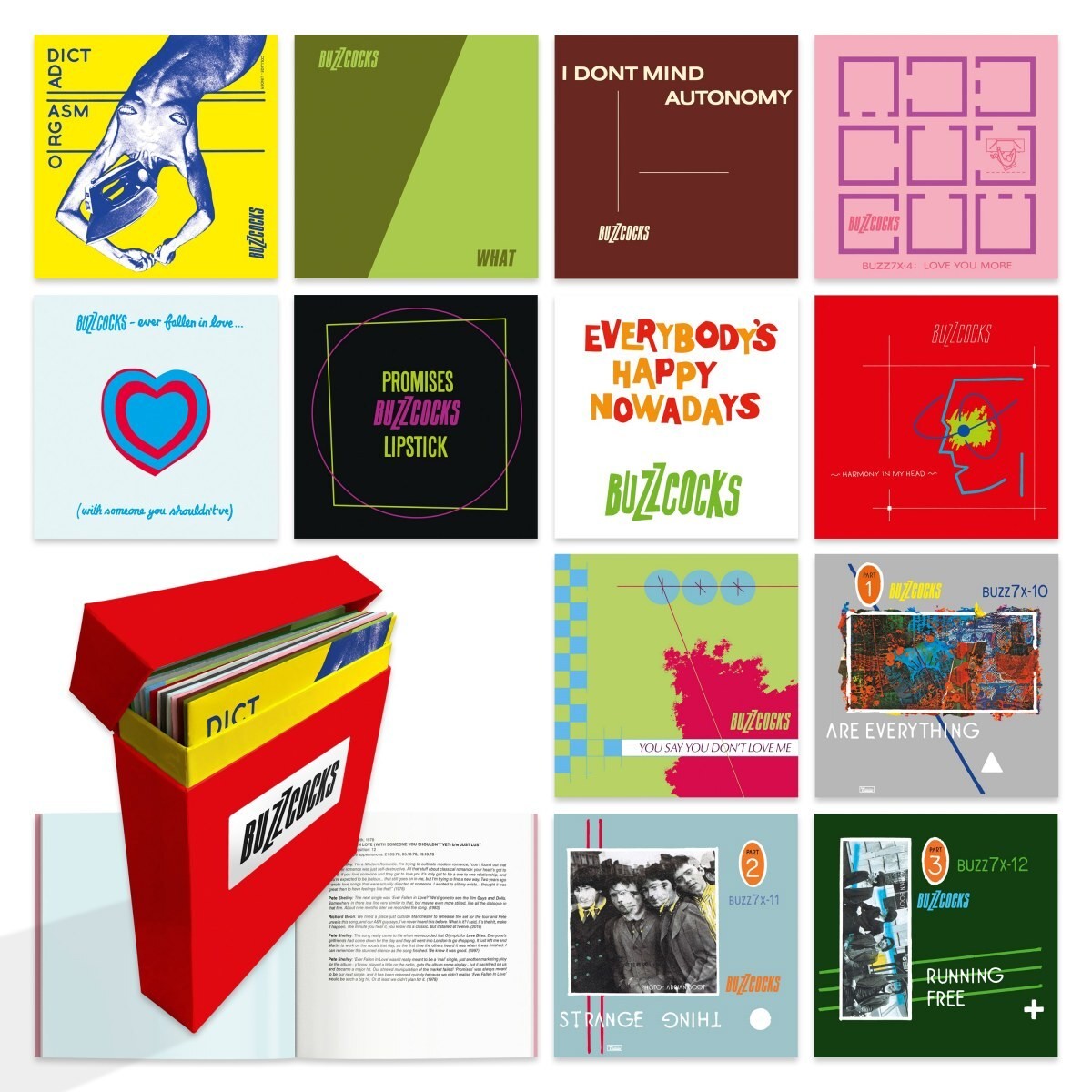 Buzzcocks Complete UA Singles 1977-1980 (винил) 7 Сингл-бокс-сет (ИМПОРТ из Великобритании)