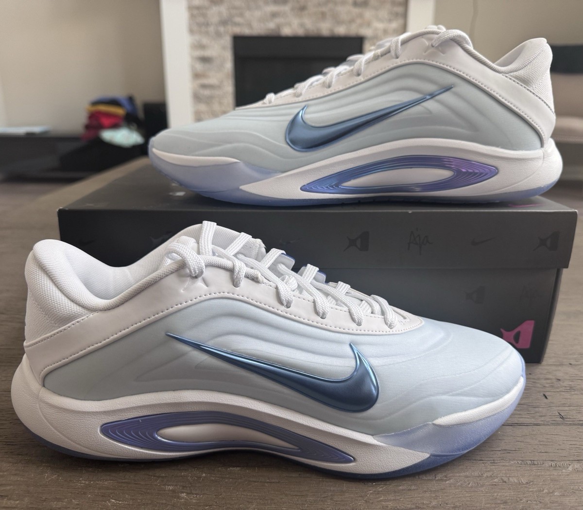 New Nike A'One A'ja Wilson Blue Ice Women's Size 12 / Mens 10.5 | eBay