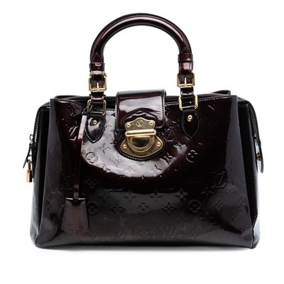 Louis Vuitton Monogram Vernis Melrose Avenue Pre-Loved Handbag Purple