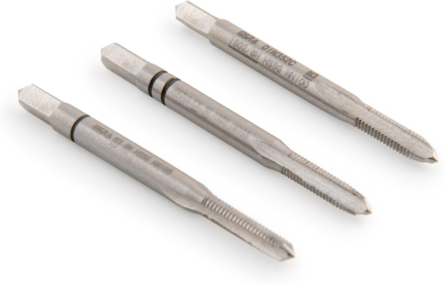 Set Maschi Professionali M2,5 HSSG | 3 Pezzi Precisione DIN 352