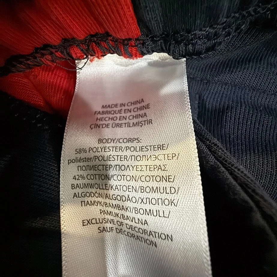 Pantalones de chándal Polo Ralph Lauren para hombre talla S rojo marino Polo EE. UU. cremallera a rayas laterales Foto 4 de 4