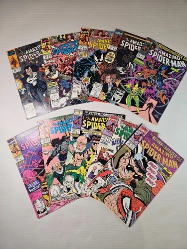 Amazing Spider-Man 330 331 332 333 334 335 336 337 338 & 339- 10 raw comic lot