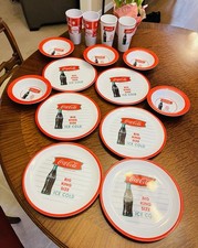 Vintage Coca-Cola Big King Size Ice  Cold  15 Piece Set Gibson Collectible