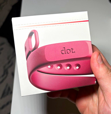 dot.cards Pink Silicone Smart Watch Strap Band - Universal Fit