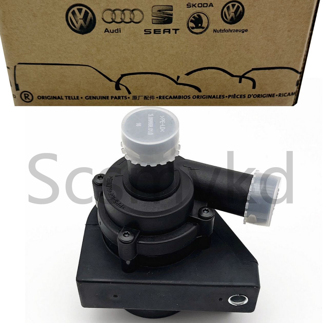 Original Vw Wasserpumpe Zusatzwasserpumpe 1K0965561J FüR Golf Passat Audi Tt A3-image