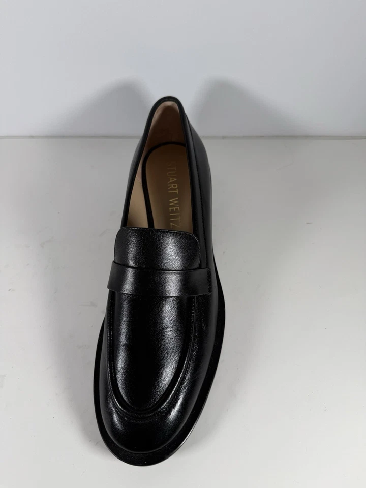 Stuart Weitzman Women'sLeather Loafer Slip On Perffect Fall Shoe Sz 10 - Image 4 of 4