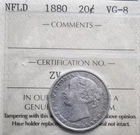 1880 Newfoundland 20 Cents — photo from another recent sale
