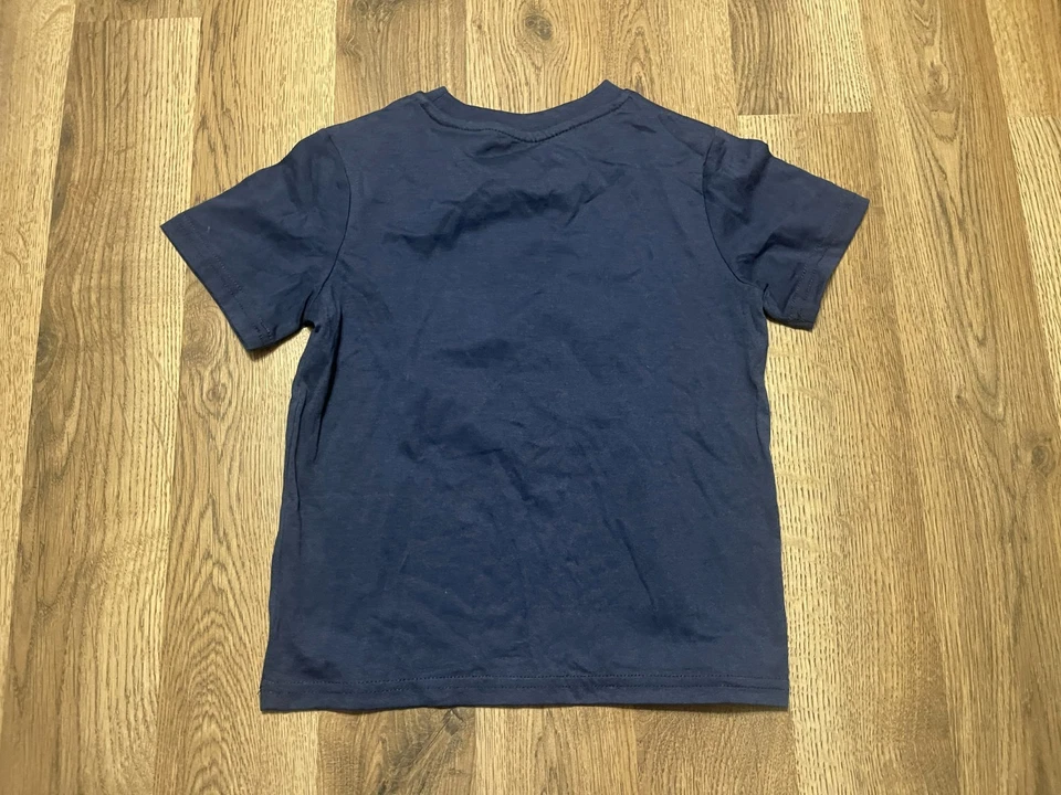 Camisa Skechers, Jóvenes Niños Talla 5T, Azul, Logo, Playa, Puesta de Sol Foto 2 de 4