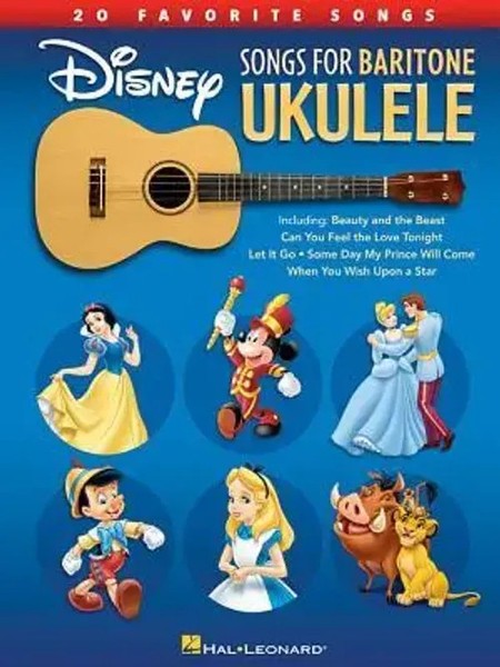 Disney Songs For Baritone Ukulele 20 Favorite Songs Walt Disney Taschenbuch Buch-image