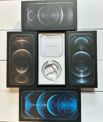 Apple iPhone 12 Pro / Pro Max OEM Box + Genuine USB-C to Lightning Cable