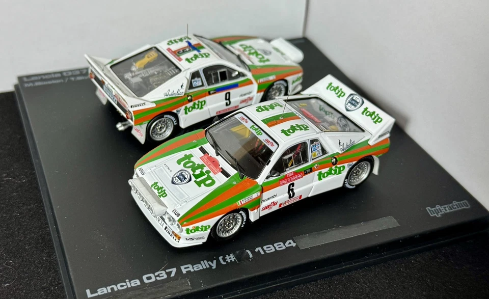 HPI-RACING 8035 959 TWIN SET LANCIA 037 BIASION TOUR DE CORSE/SANREMO 1984 1:43 - Immagine 3 di 4