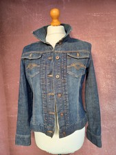Cherokee Ladies Denim Jacket Size 10 Navy