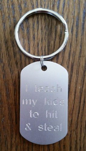 FREE ENGRAVING (PERSONALIZED) Baseball Softball Coach Mom Keychain Key Ring - Picture 3 of 5