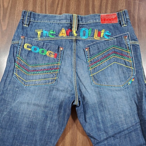 Coogi Denim Blue Jeans 38 x 34 Pants 