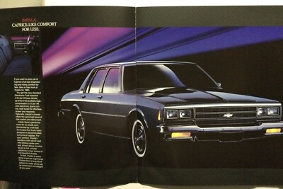 1985 Chevrolet Caprice Classic & Impala Dealership Sales Brochure