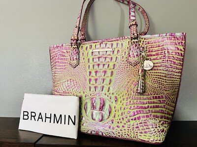 NWT BRAHMIN Medium Asher tote, Sweetener Melbourne leather, retail