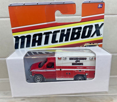Custom Color Comp Matchbox San Luis Obispo City Fire Ambulance 58/65 NEW Squad 1
