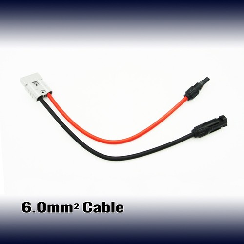FOR MC-4 CONNECTOR TO 50AMP ANDERSON PLUG SOLAR 6MM² CABLE ADAPTOR WIRING 40CM - Picture 9 of 24