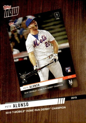 2020 Topps Now Review #TNR-6 Pete Alonso New York Mets