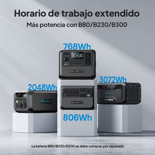 BLUETTI AC70 1000W 768Wh Estación de Energía Portátil para Corte de energía LFP - Imagen 8 de 10