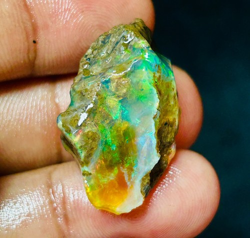 Amazing Top Grade Quality Welo Fire Crystal Oil Opal Rough, 33.10 Crt, SS989 - Picture 2 of 8