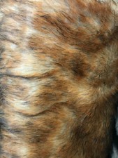 Thick Heavy Animal Faux Fur Fabric By The Yard Shaggy Long Pile By The Yard Fake