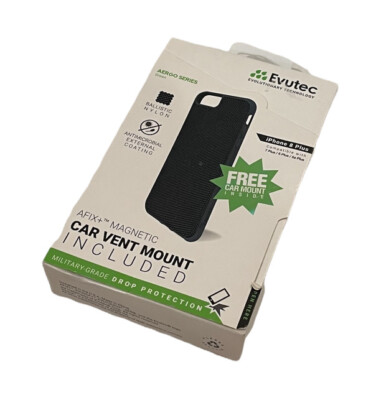 Evutec Aergo Series GREEN Apple iPhone 8 Plus Case 7+ 6+ 6S+ Car Mount Included