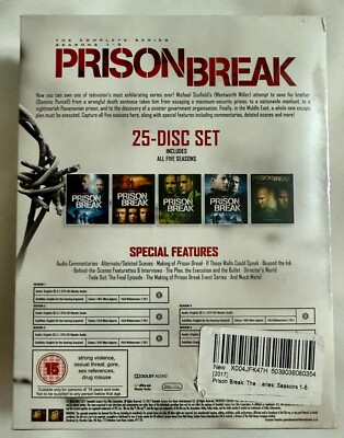Prison Break: the Complete Series: Seasons 1-5 (Blu-ray) for sale