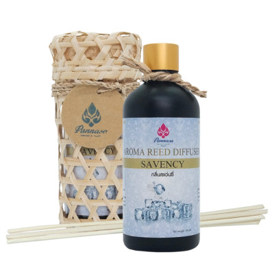 Pannasa Aroma Reed Diffuser Set 3.38 fl oz [Savency] Lasts 60+ Days
