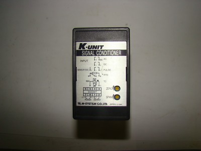 M-System KVS-F2-B Signal Conditioner, K-Unit Signal Transmitter, Used