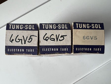 3 - Vtg Tung Sol 6GV5 Vacuum Electron Tube Ham Radio Transmitter/Power Amplifier