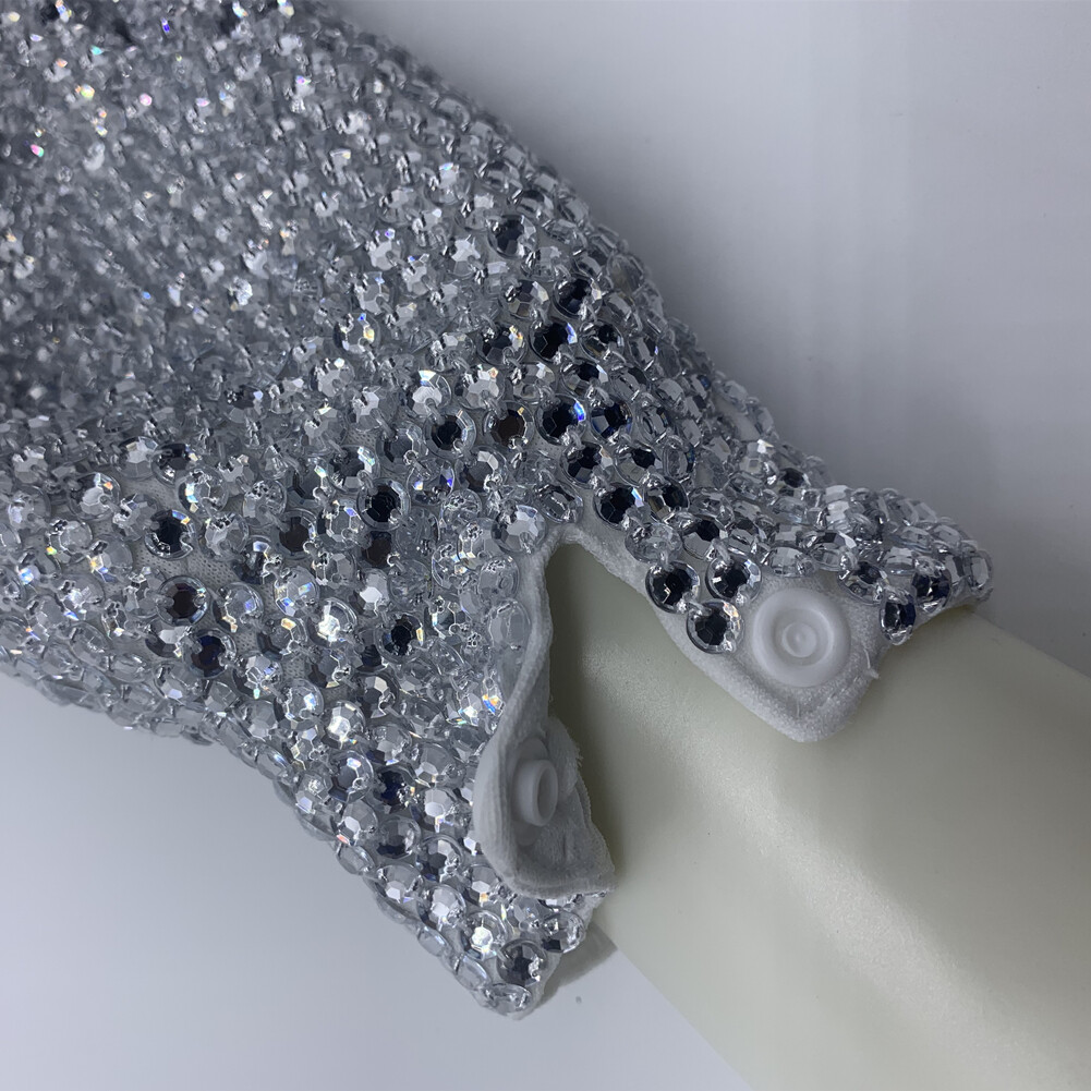 Rare Show Michael Jackson Glove in Both Side Rhinestone