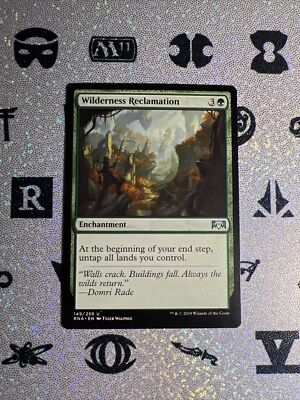 mtg cards like wilderness reclamation Ravnica Allegiance 149/259 Regular Uncommon NM 149 Card Type Wilderness Reclamation | Ravnica Allegiance