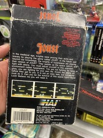 Vintage 1988 Joust NES Nintendo Game Cartridge With Box Nintendo Seal *TESTED*