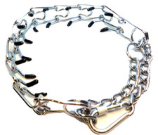 Quality Dog Training Choke Chain Collar Metal Prong Pinch adjustable s / m / l