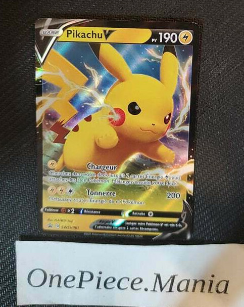 ぽの Pokemon Card Pikachu V Promo SWSH061 New FR | eBay