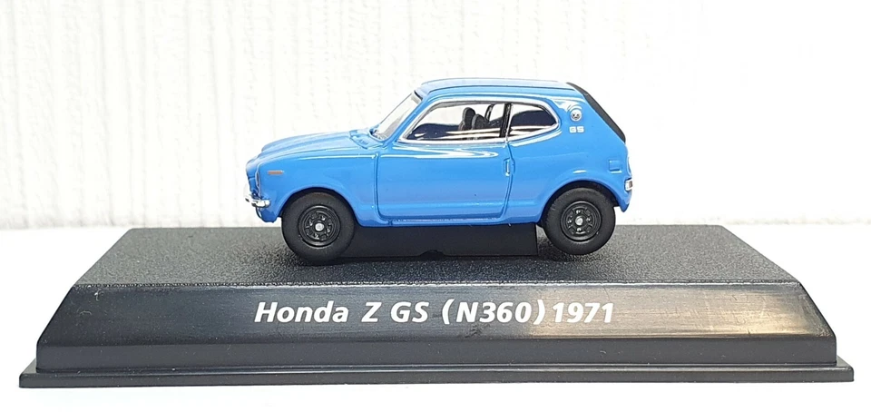 1/64 Konami 1971 年本田 Z GS N360 蓝色压铸汽车模型 — 第 2/3 张图片