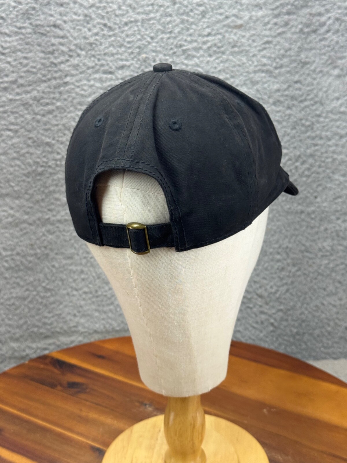 Solid Black Blank Baseball Ball Cap Hat Unisex Ad… - image 4