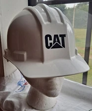 White Cat Hard Hat Bullard The Standard Model S51 Made in USA ADJ SZ Pre Owned