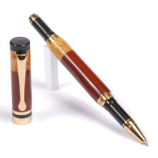 Classic Rollerball Pen - Cocobolo with Yellow Box Elder