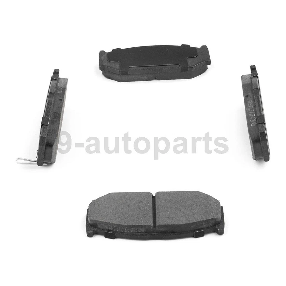 Front Disc Rotors + Ceramic Brake Pads For 2007 2008 2009 - 2015 Suzuki Swift - Image 4 of 4