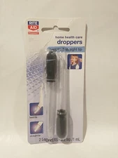 Rite Aid Pharmacy Home Health Care Droppers Bent Tip & Straight Tip