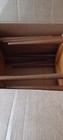 3 vintage Wooden 12 x 12 x 16" Size stackable Bar Counter living room Stools — photo 7